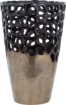 Richmond Vaas Flore klein (Black/gold)