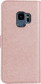 Mobiparts Galaxy S9 - Wallet Case - Saffiano motief - Roze