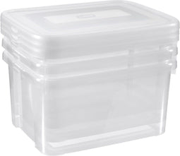 Curver Handy Opbergbox - Multifunctioneel met deksel - Nauwsluitend - (3 stuks)