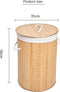 Homestyle Pro - Opvouwbare Bamboe Wasmand - Naturel