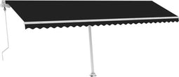 vidaXL - Luifel - automatisch - met - LED - en - windsensor - 600x300 - cm - antraciet