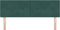 vidaXL - Hoofdbord - met - knopen - - - Donkergroen - - - 160 - cm - - - Fluweel