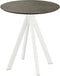 Infinity Terrastafel Wit Frame + Midnight Marble HPL 70 cm - Essentials 120021670