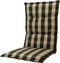 Kopu® Retro Flower Loungekussenset Zit en Rug 60 cm breed - Black