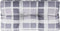 vidaXL - Palletkussen - ruitpatroon - 80x40x12 - cm - stof - ruitpatroon - grijs