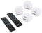 DiO - 54859 - Kit van 4 verlichtingsmodules met 2 afstandsbedieningen - Zwart en wit