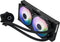 Cooler Master MasterLiquid 240L Core - CPU-koeler - ARGB waterkoeler - Zwart