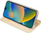 Dux Ducis - Slim bookcase hoes - Geschikt voor iPhone 14 Pro Max - Goud
