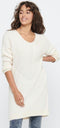 Only JADA - Jurk - V hals - Ecru - Maat L