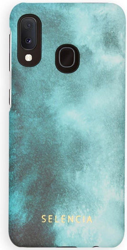 Selencia Hoesje Geschikt voor Samsung Galaxy A20e Hoesje - Selencia Maya Fashion Backcover - blauw