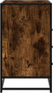 vidaXL - Ladekast - 70x41x70 - cm - bewerkt - hout - gerookt - eikenkleurig