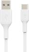 Belkin BoostCharge - USB-A naar USB-C kabel - 60W snelladen - Wit (2 stuks)