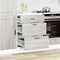 vidaXL - Keuken - onderkast - Porto - bewerkt - hout - grijs - sonoma - eiken