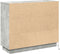 vidaXL - Dressoir - met - LED - Betongrijs - 90x32x75 - cm - Gelaagd - Hout