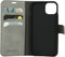 Mobiparts iPhone 13 - Classic Wallet Case - Ruimte voor bankpas - Granite Grey