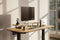 Oakywood Desk Shelf - Massief Eiken / Zwart - Echt Hout Dual Monitor Standaard Beeldschermverhoger Clean Desk Ergonomisch Stijlvol