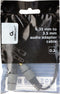 Gembird A-63M35F-0.2M - Audio-adapter 6.35mm naar 3.5mm - Vergulde aansluitingen - Zwart