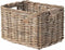 Basil Dorset Fietsmand M - Voor - Rotan - Grijs - Medium