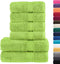 vidaXL - 6-delige - Handdoekenset - SOLUND - 600 - g/m² - appelgroen