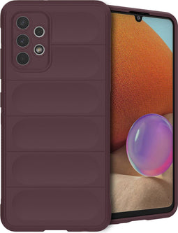 imoshion Hoesje Geschikt voor Samsung Galaxy A32 (4G) Hoesje Siliconen - imoshion EasyGrip Backcover - Aubergine