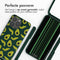 iMoshion Hoesje Geschikt voor iPhone 15 Pro Max Hoesje Met Koord - iMoshion Siliconen design hoesje met koord - Groen / Avocado Green
