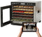 Fornello Voedseldroger - Dehydrator - Digitale bediening - RVS / Zwart