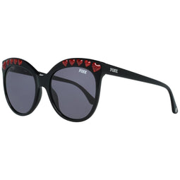 Victoria's Secret PK0009 5701A - Zonnebril - Zwartkleurig/Grijs - 57 mm