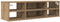 vidaXL - Wandkast - 101x30x29 - cm - bewerkt - hout - artisanaal - eikenkleurig