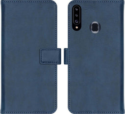 iMoshion Hoesje Geschikt voor Samsung Galaxy A20s Hoesje Met Pasjeshouder - iMoshion Luxe Bookcase - Donkerblauw