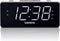 Lenco CR-18 - PLL FM Klokradio - Dubbele alarmfunctie met snooze - Aluminium/Zwart