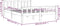 vidaXL - Bedframe - massief - hout - 140x190 - cm