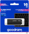 Goodram UME3 - USB Flashdrive 16GB - 60MB/s Leessnelheid - Zwart