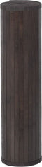 vidaXL - Vloerkleed - rechthoekig - 80x300 - cm - bamboe - donkerbruin