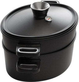 AMT Gastroguss Kookset met stoominzet - Geschikt voor alle warmtebronnen - Non-stick - 24 cm - Waterloos koken