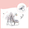 Babymoov Transat Graphik ligstoeltje Peach