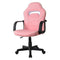 Bureaustoel gamestoel Thomas - kinderen - racing gaming stijl - hoogte verstelbaar - roze
