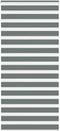 vidaXL - Zebra - rolgordijn - 95x200 - cm - stofbreedte - 90,9 - cm - donkergrijs