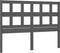 vidaXL - Hoofdbord - 155,5x4x100 - cm - massief - grenenhout - grijs