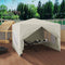 Woltu Opvouwbaar Paviljoen 3x3 m - Beige - UV50+ Waterafstotend - In Hoogte Verstelbaar - Met