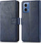 iMoshion Hoesje Geschikt voor Motorola Moto G34 Hoesje Met Pasjeshouder - iMoshion Luxe Bookcase - Donkerblauw