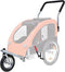 Trixie Joggerset - Fietskar Large - 360 graden zwenkwiel - Rood/Zwart
