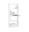 SoBuy FWT92-H-W - Opvouwbaar bureau - Werktafel met opbergruimte - Wit 64x145x58cm