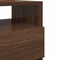 vidaXL - Nachtkastje - met - 2 - lades - 40x33x60 - cm - bruin - eikenkleur
