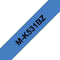 Labeltape Brother P-touch M-K531BZ 12mm zwart op blauw