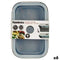 Lunchbox Kinvara CH19130-2 Grijs Transparant ABS 800 ml (6 Stuks)