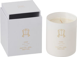 J-Line geurkaars Astro Maagd – Sapphire Amber Tea – wit - 50U