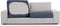 Kussenhoes Eysa ROC Blauw 85 x 15 x 100 cm Sofa