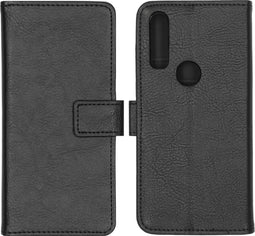 iMoshion Hoesje Geschikt voor Motorola One Action Hoesje Met Pasjeshouder - iMoshion Luxe Bookcase - Zwart