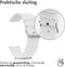 imoshion Siliconen bandje - Universeel 24 mm aansluiting - Wit
