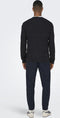 ONLY & SONS ONSWADE REG 5 STRUC MOCK NECK KNIT - Gebreide pullover - Rolkraag - Maat S
